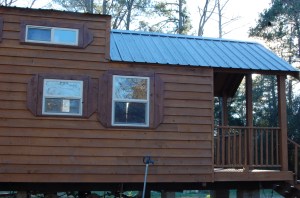 Northside with porch stained